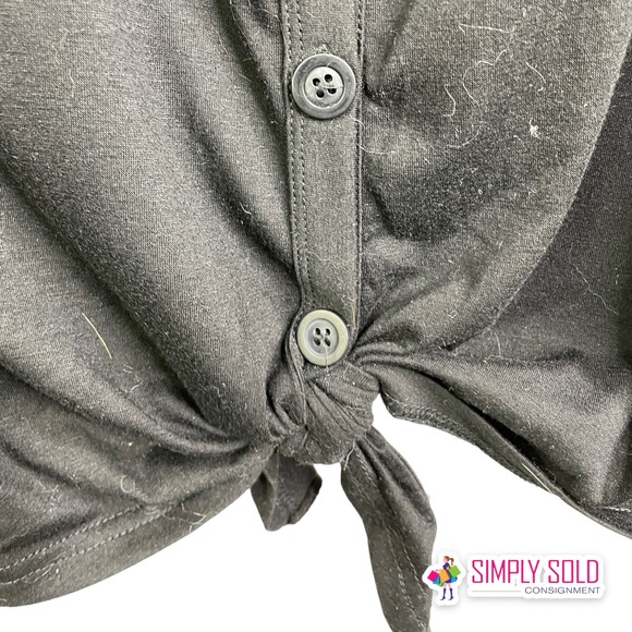 Ivvic Women's Spaghetti Strap Sleeveless Shirt Black V-Neck Boho Button XXL - Picture 5 of 8